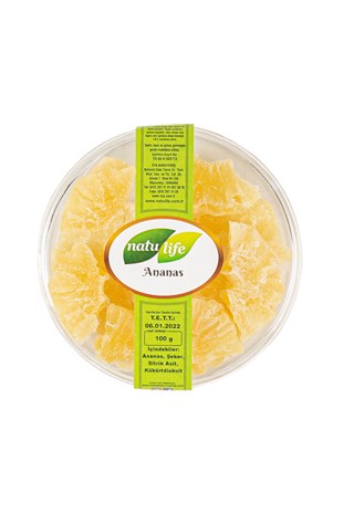 Ananas Kurusu 100 Gr | Kuru Meyve Çeşitleri- Natulife