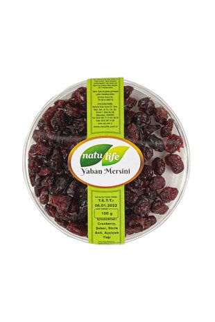 Cranberry 100 Gr | Kuru Meyve Çeşitleri- Natulife