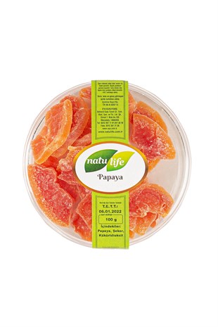 Papaya Kurusu 100 Gr | Kuru Meyve Çeşitleri- Natulife