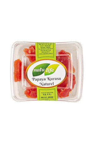 Papaya Kurusu Naturel 50 Gr | Kuru Meyve Çeşitleri- Natulife